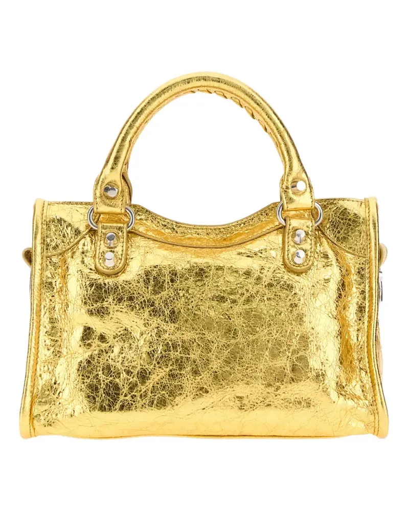 Balenciaga Mini Le City Tote Bag - Gold Gold