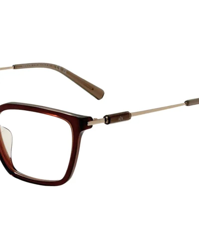 Armani Exchange Brille mit eckigem Gestell - Braun Braun