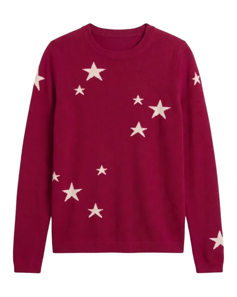 Chinti & Parker Pullover mit Stern-Intarsie - Rosa Rosa