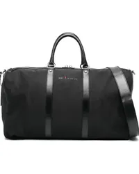 Kiton Reisetasche mit Logo Schwarz