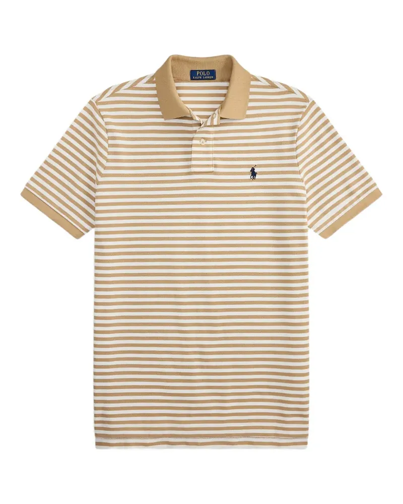 Ralph Lauren striped cotton polo shirt - Nude Nude