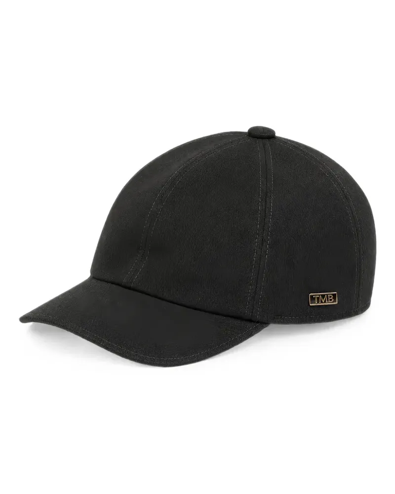 Tombolini Baseballkappe mit Logo-Schild - Grau Grau