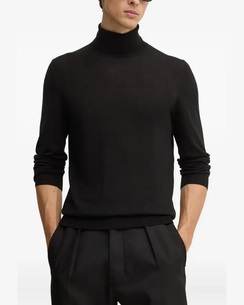 Hackett Pullover mit Rollkragen - Schwarz Schwarz