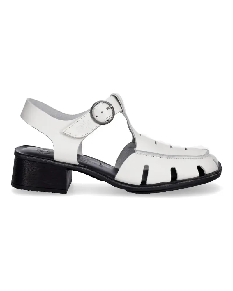 Fly London buckle-fastening cut-out sandals - Weiß Weiß