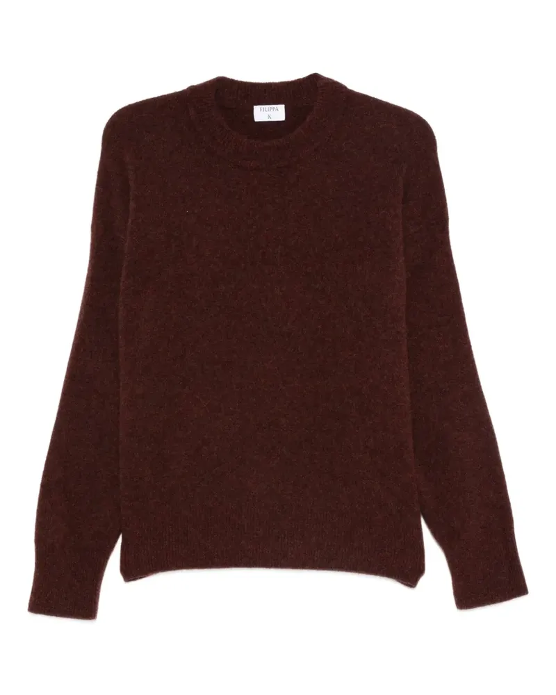 Filippa K Pullover mit Rundhalsausschnitt - Braun Braun