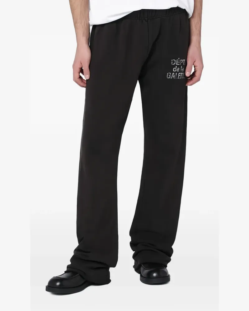 GALLERY DEPT. Logan logo-print track pants - Schwarz Schwarz