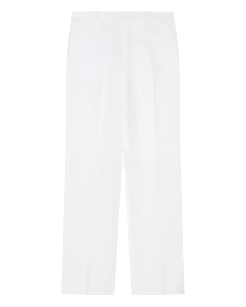 Emporio Armani Hose aus Leinen - Weiß Weiß