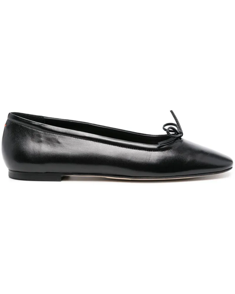 aeyde Delfina Ballerinas - Schwarz Schwarz