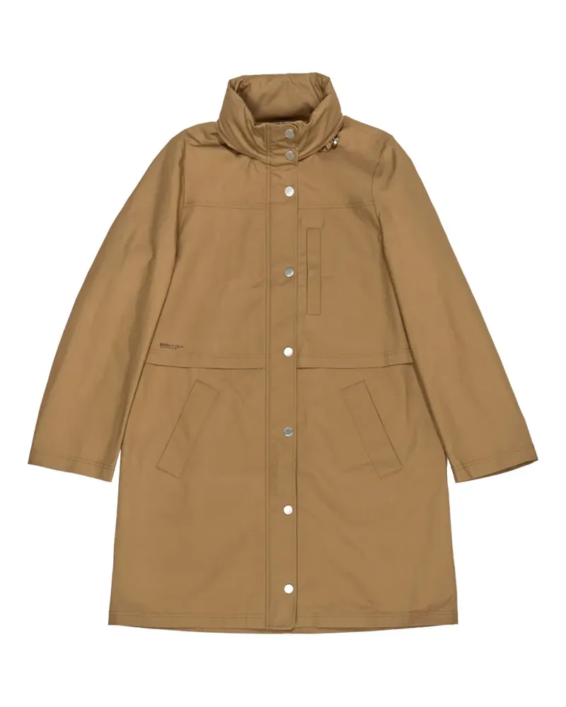 BIMBA Y LOLA buttoned raincoat - Braun Braun