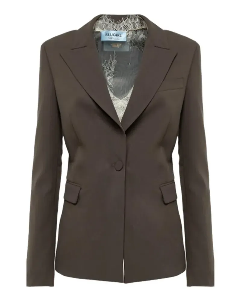 Blumarine notched lapels jacket - Braun Braun