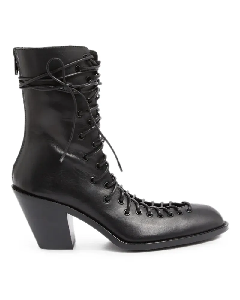 Ann Demeulemeester Noelia Schnürstiefel - Schwarz Schwarz