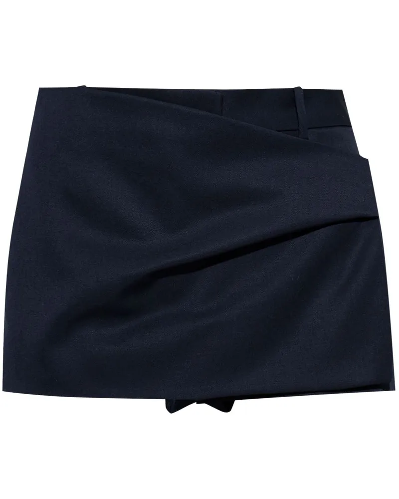 ATTICO Gewickelte Shorts - Blau Blau