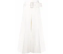 Weite Taillenhose - Weiß