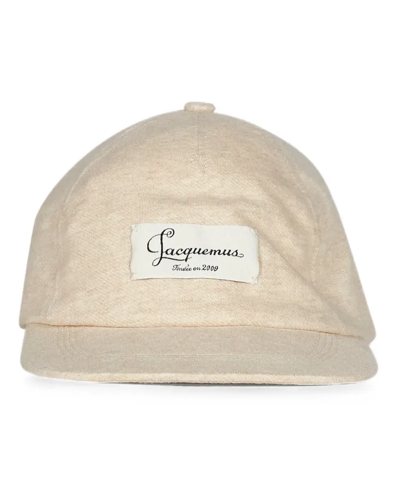 Jacquemus Baseballkappe mit Logo-Patch - Nude Nude