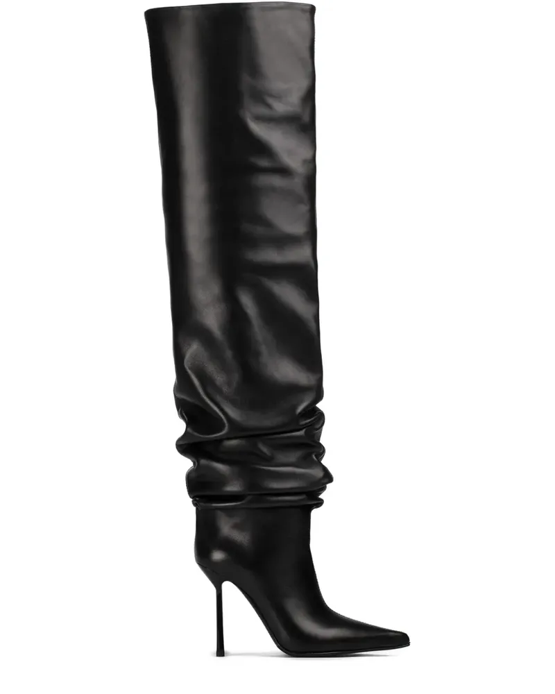 Le Silla BELLA THIGH-HIGH BOOT 100 mm - Schwarz Schwarz