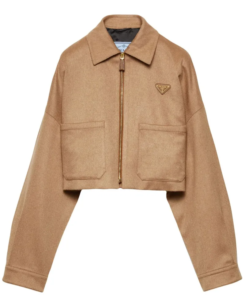 Prada Blousonjacke aus Kamelhaar - Braun Braun