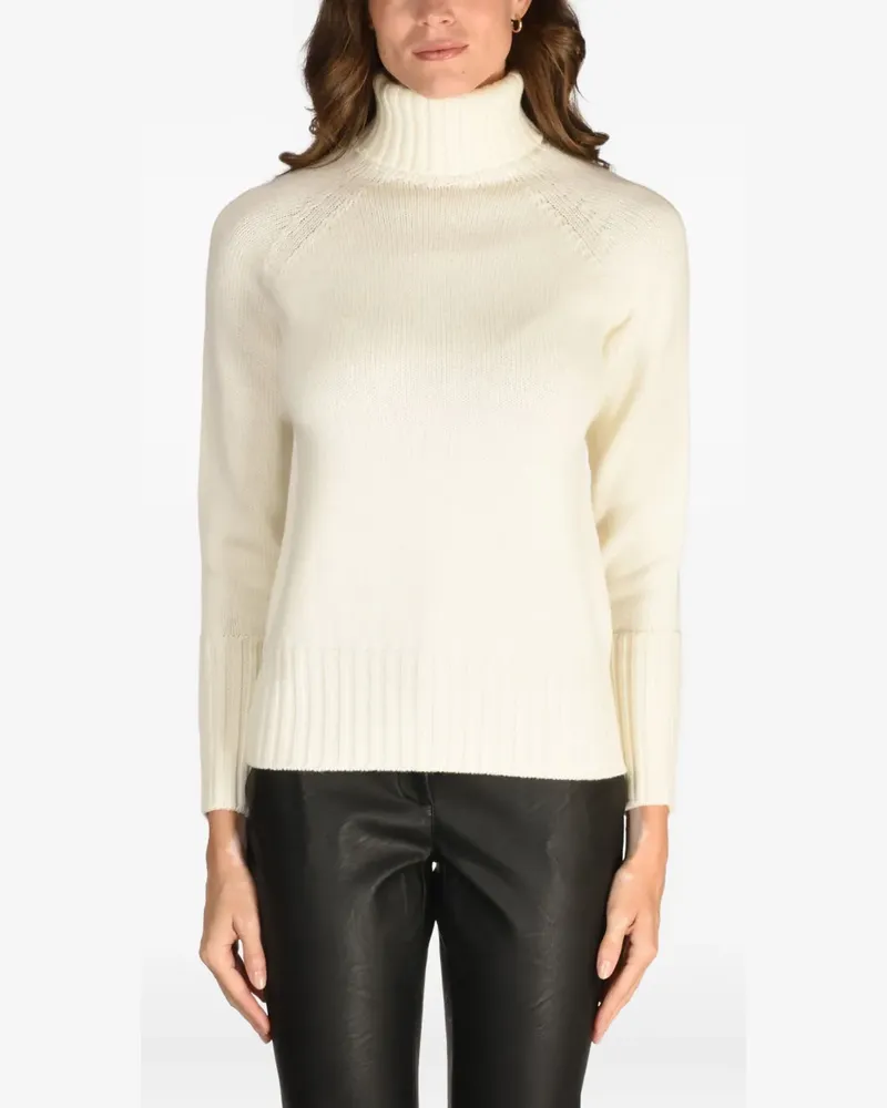 Drumohr  Pullover mit Rollkragen - Weiß Weiß