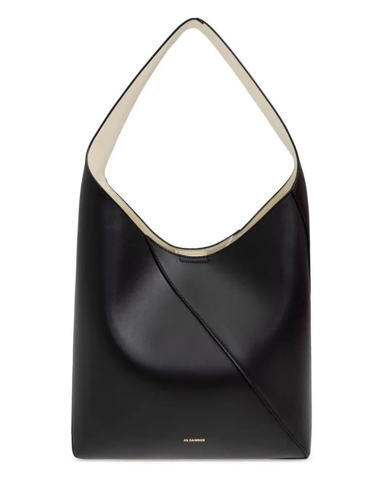 Jil Sander Handtasche aus Leder - Schwarz Schwarz