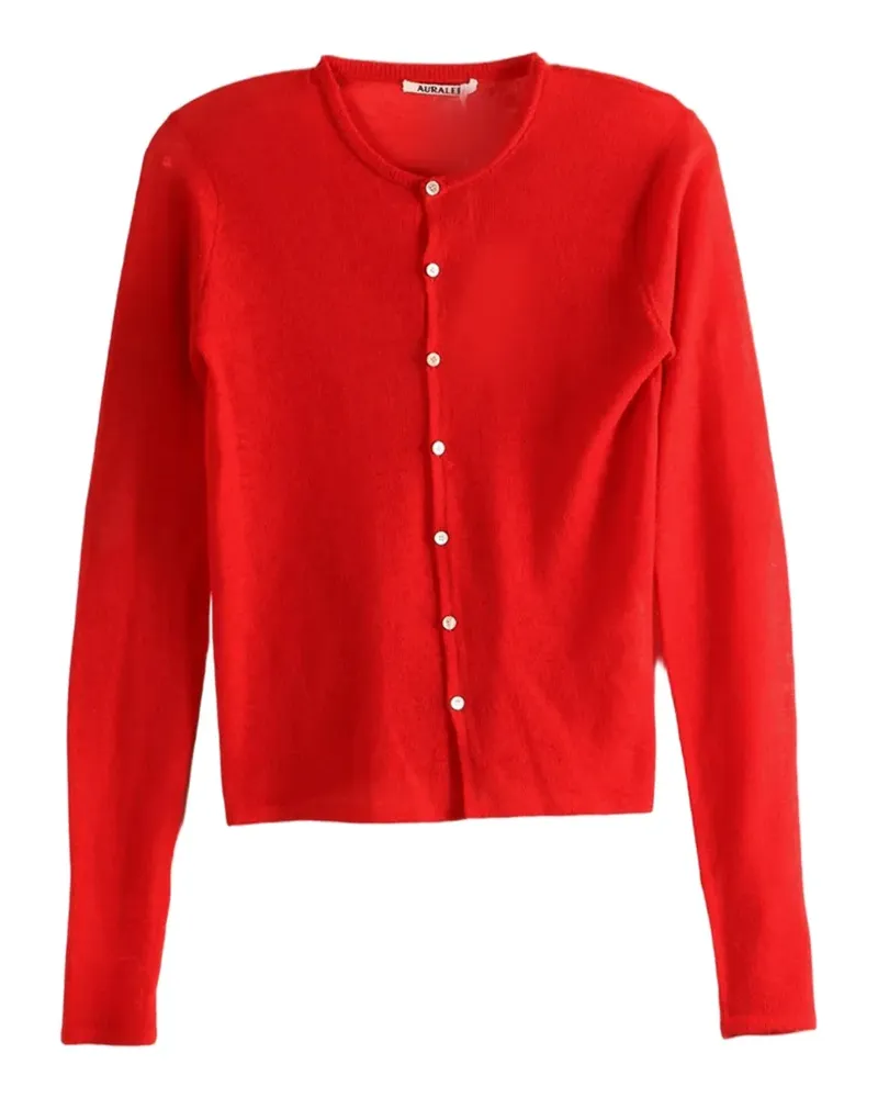AURALEE buttoned cardigan - Rot Rot