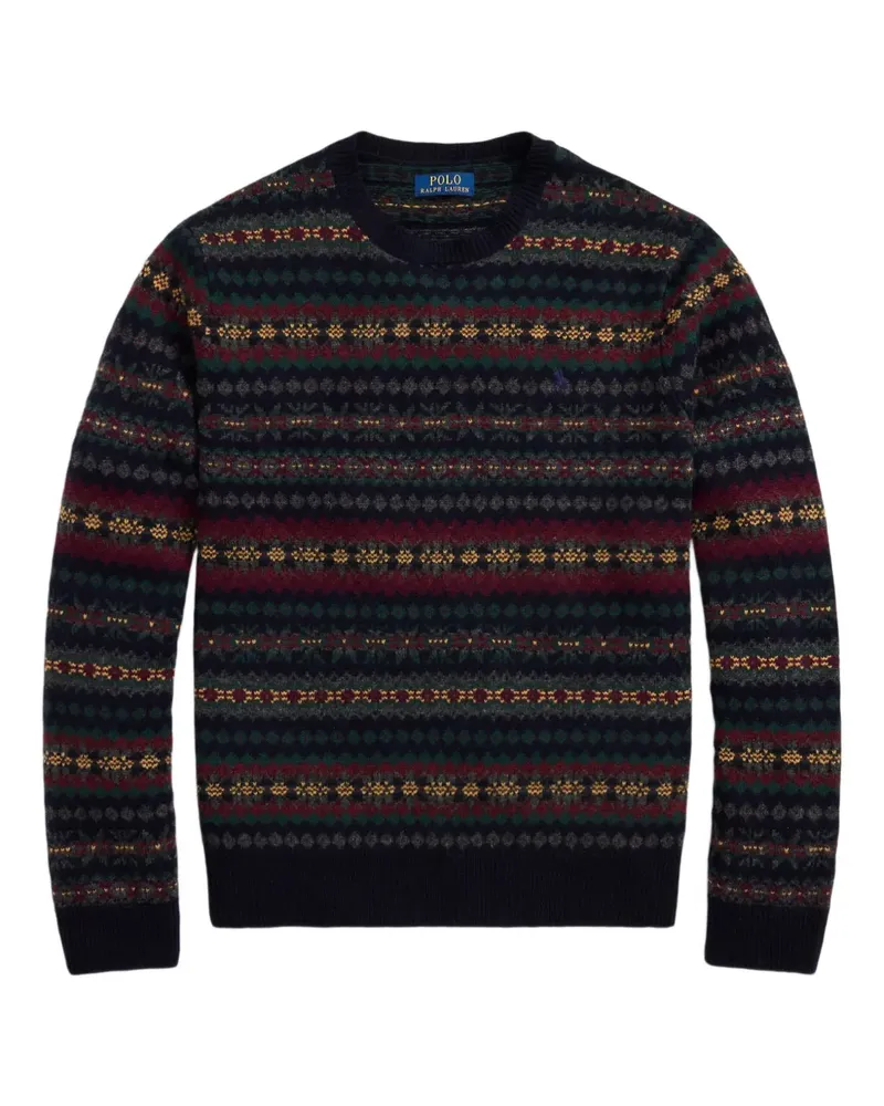 Ralph Lauren Gestreifter Pullover - Blau Blau