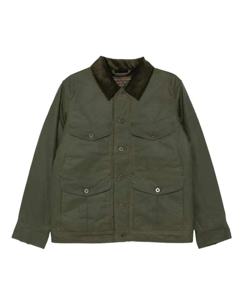 Filson Jacke mit Cordkragen - Grün Grün