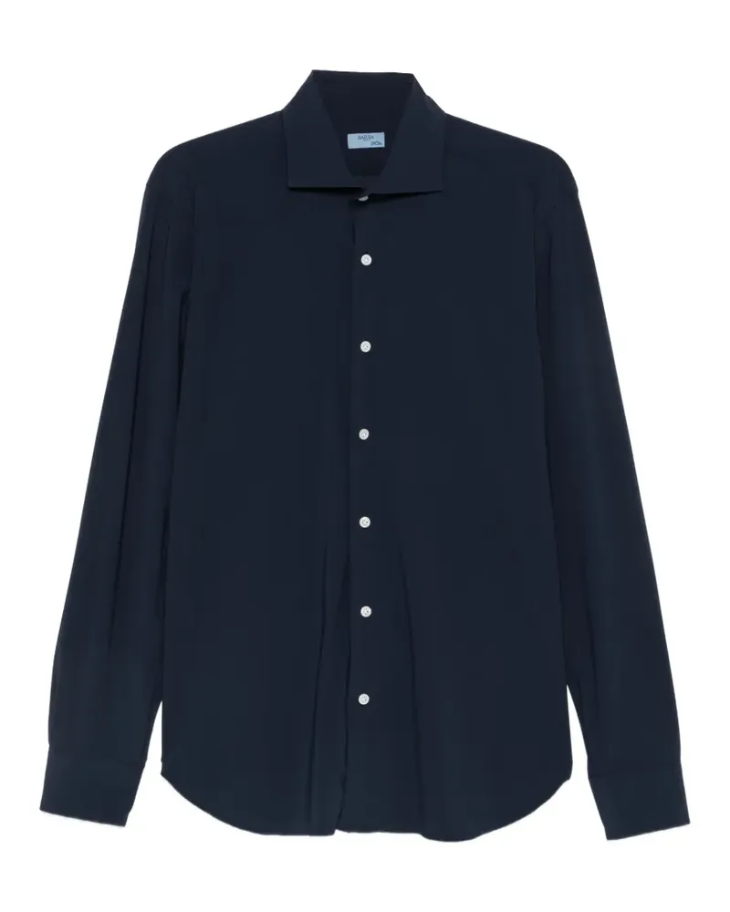 BARBA long-sleeve button-down shirt - Blau Blau