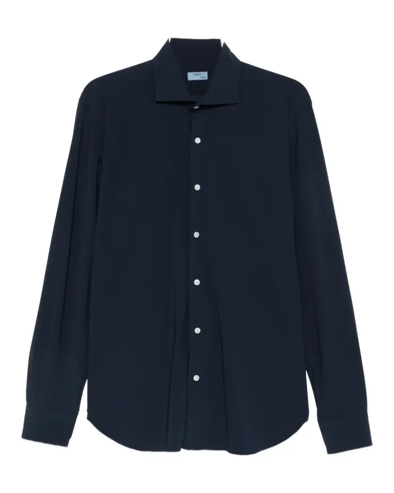 BARBA long-sleeve button-down shirt - Blau Blau