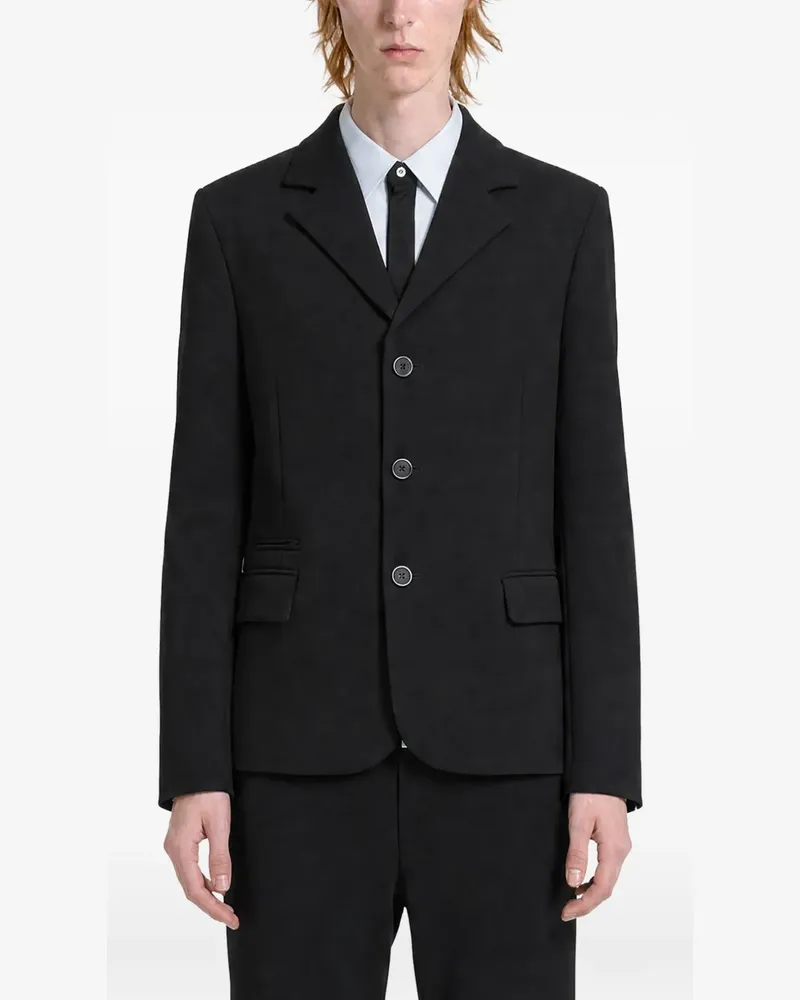 Loewe jacket in stretch wool blend - Schwarz Schwarz
