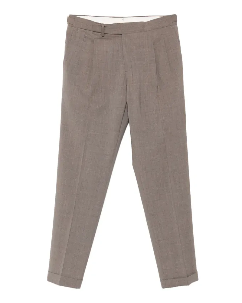 Briglia 1949 Plissierte Hose mit Umschlag - Grau Grau
