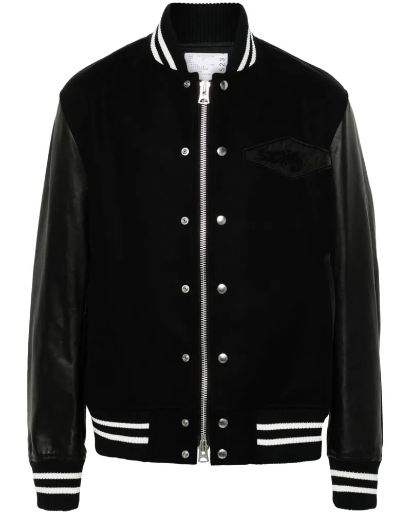 Sacai Gonz Bomberjacke - Schwarz Schwarz