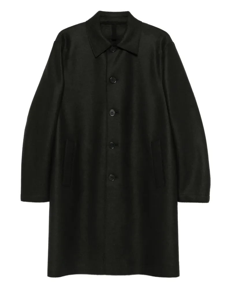 Harris Wharf London button-fastening coat - Braun Braun