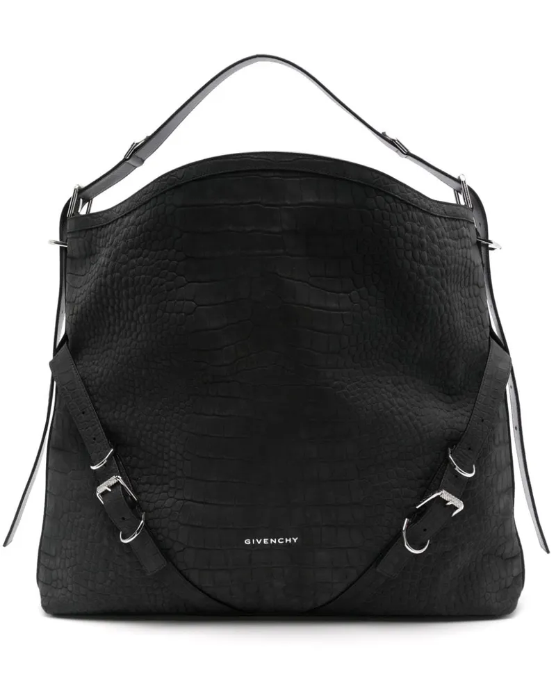 Givenchy Große Voyou Schultertasche - Schwarz Schwarz