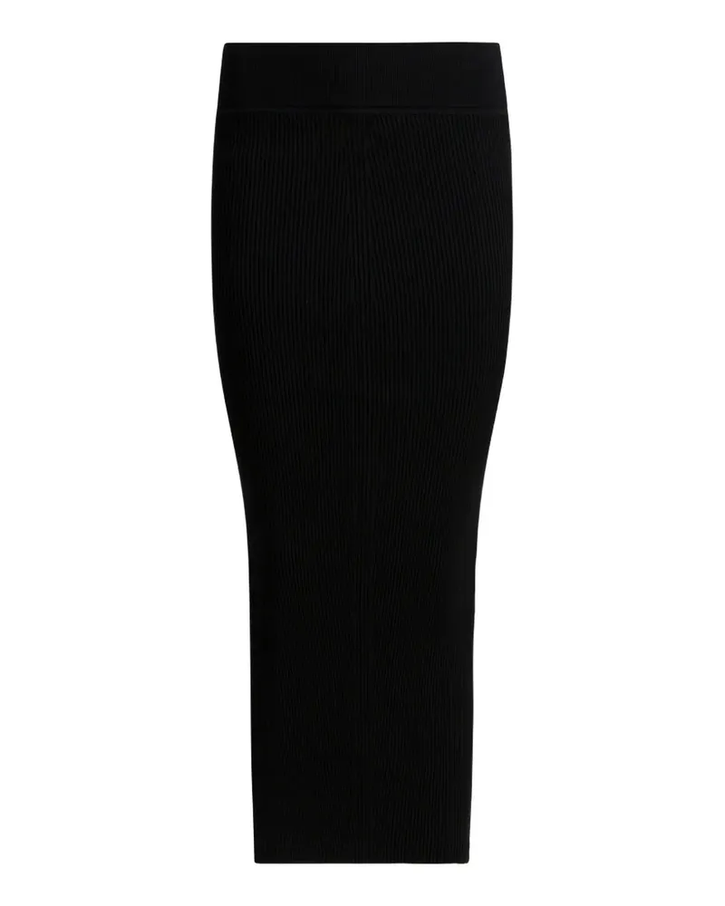 Rick Owens Gerippter Rock - Schwarz Schwarz