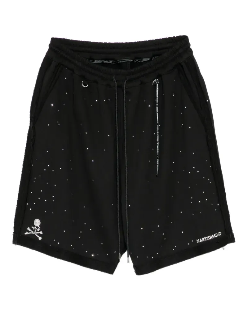 Mastermind World crystal-embellished shorts - Schwarz Schwarz