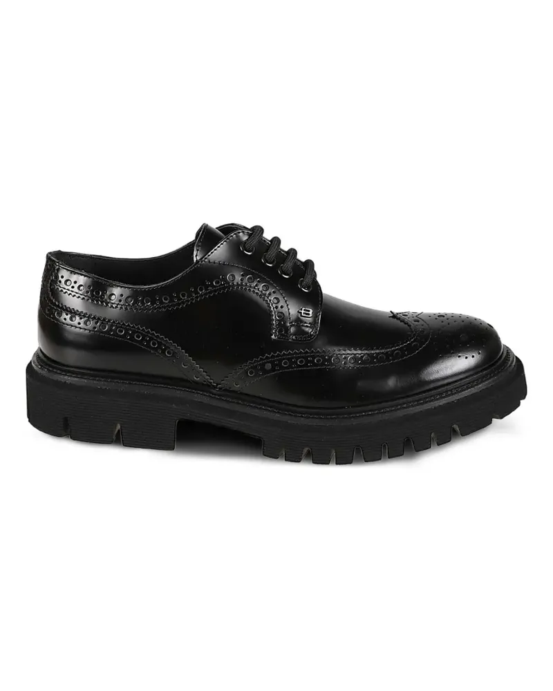 Baldinini Derby-Schuhe mit dicker Sohle - Schwarz Schwarz