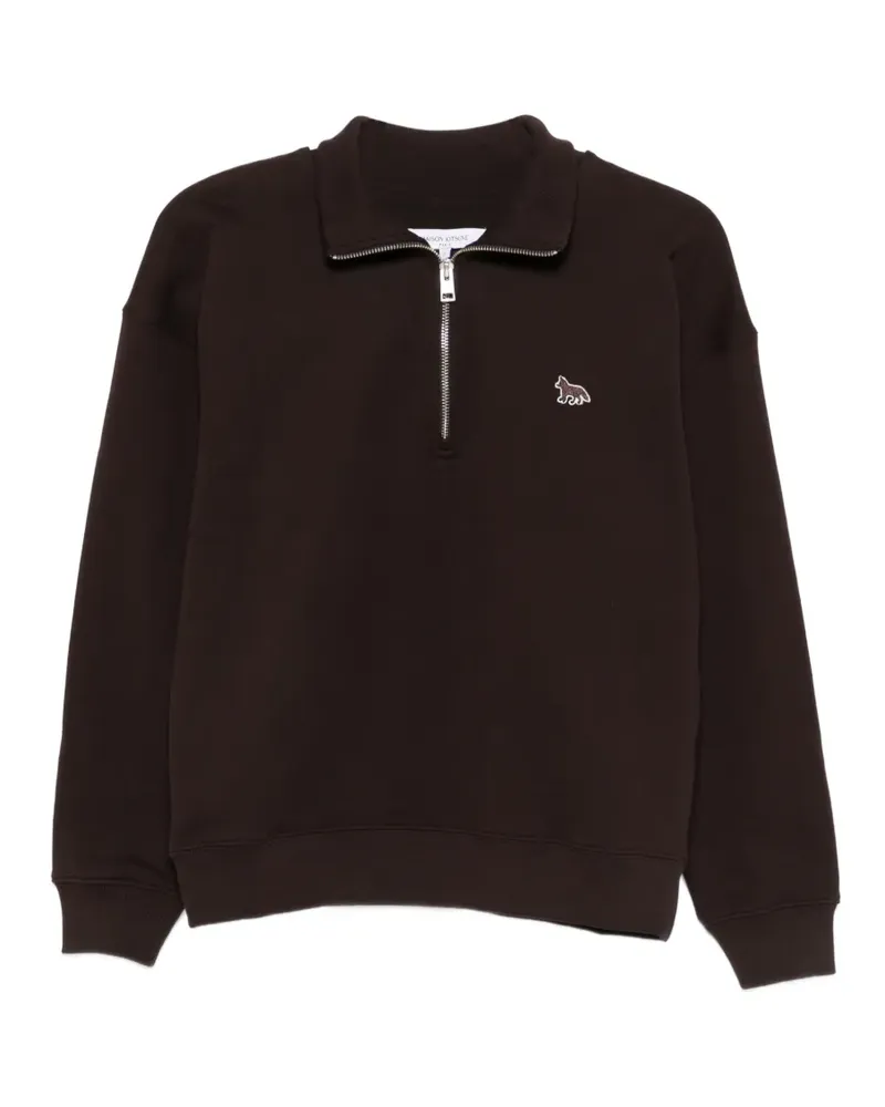 Kitsuné Fox Pullover - Braun Braun