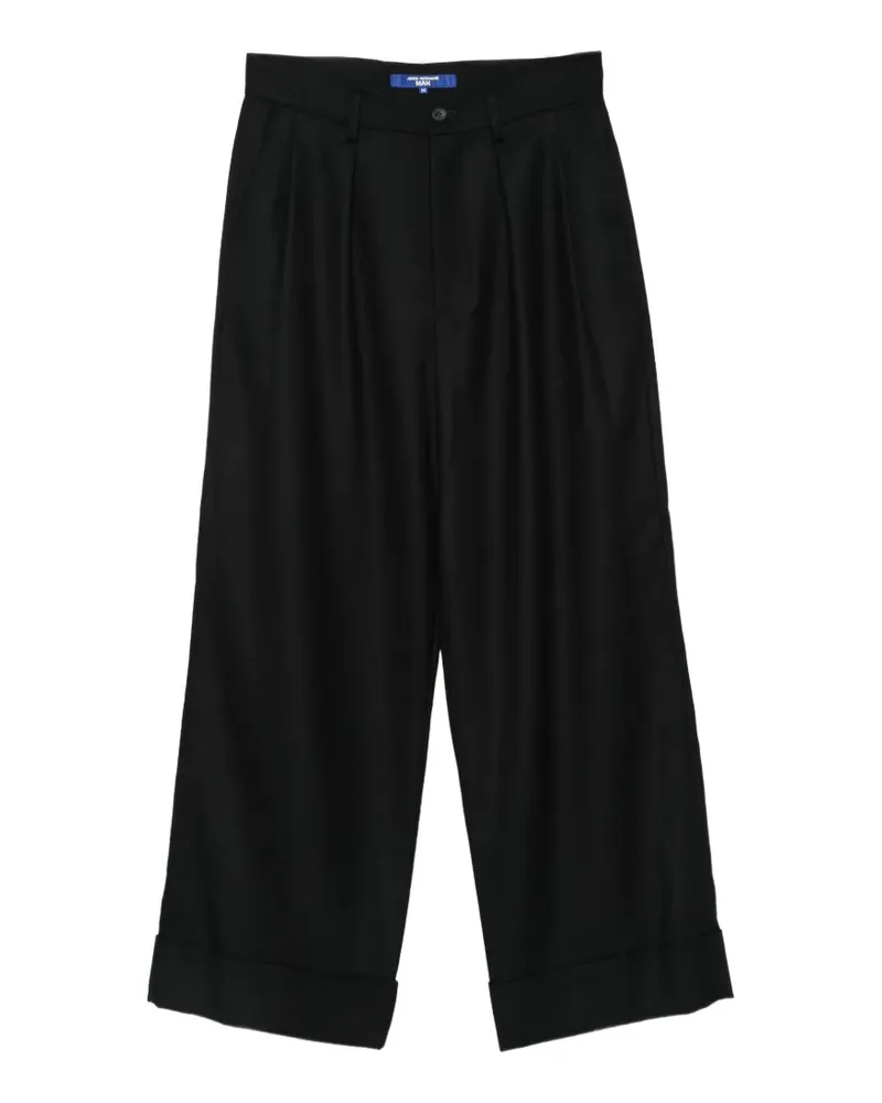 Junya Watanabe Wide-Leg-Hose mit Bundfalten - Schwarz Schwarz