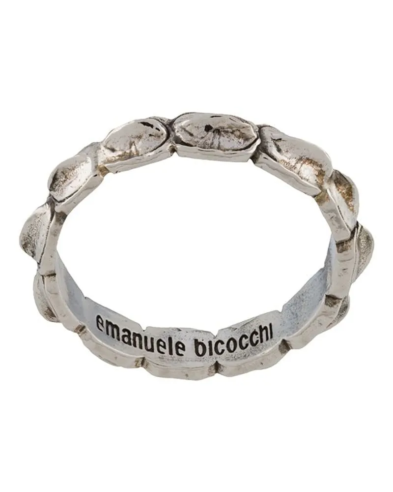 Emanuele Bicocchi Croc' Ring - Metallic Metallic
