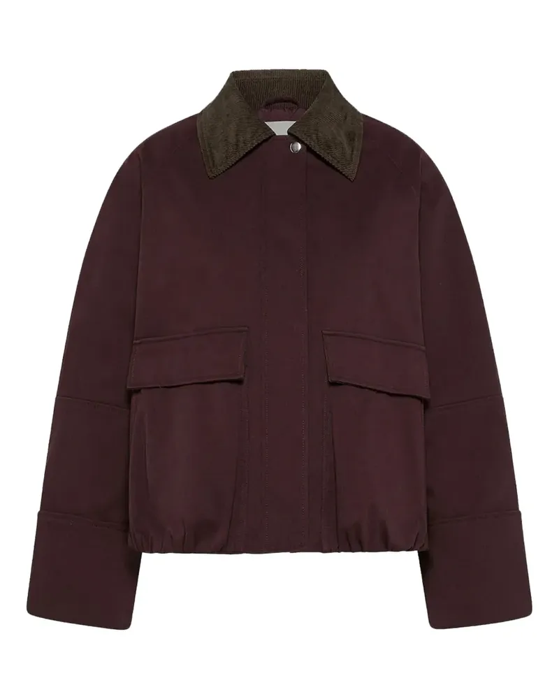 OOF WEAR corduroy-collar long-sleeve jacket - Rot Rot