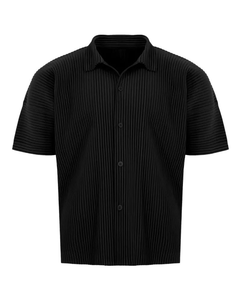 Issey Miyake Monthly Colors short-sleeved shirt - Schwarz Schwarz