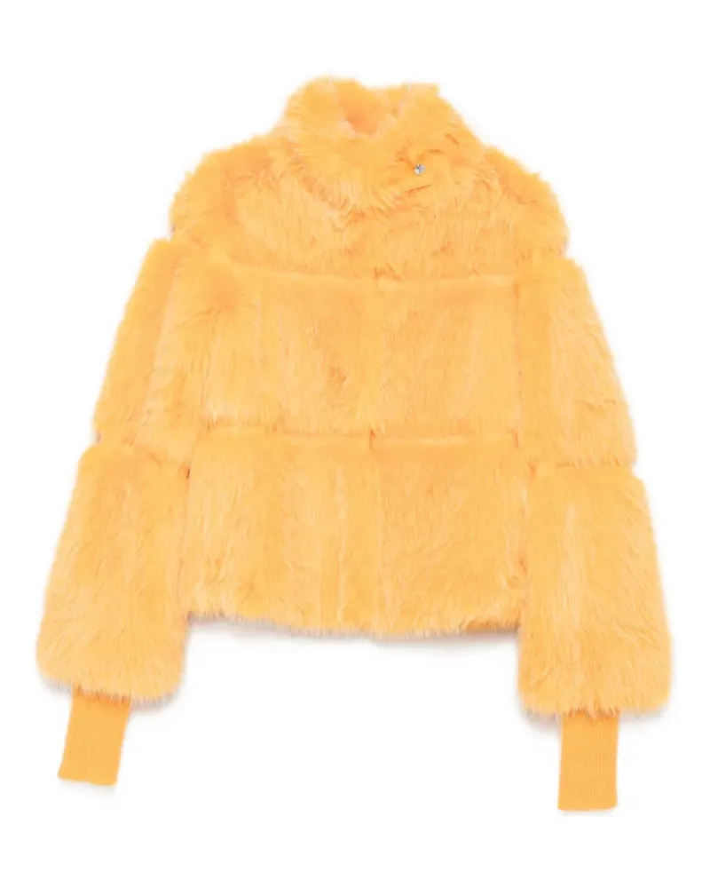 Patrizia Pepe Jacke aus Faux Fur - Orange Orange