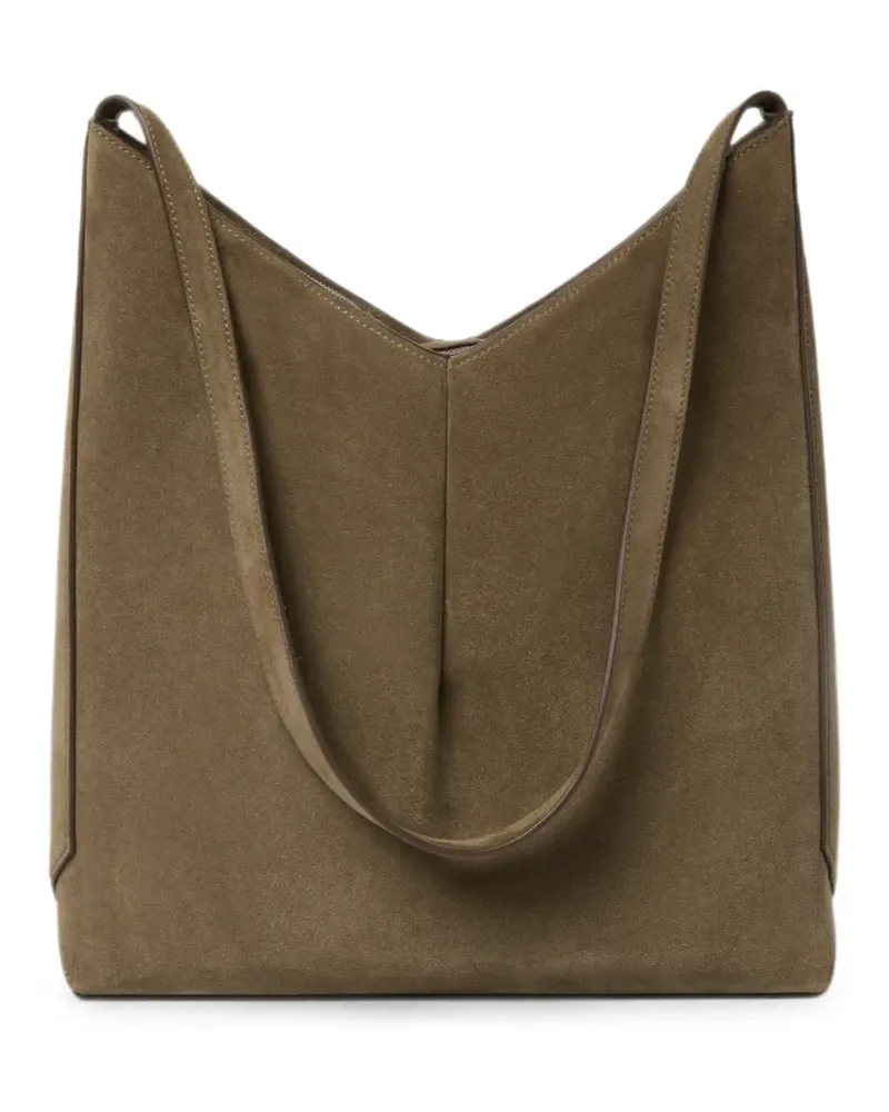 Studio Nicholson Hoho Tote Bag aus Wildleder - Grün Grün
