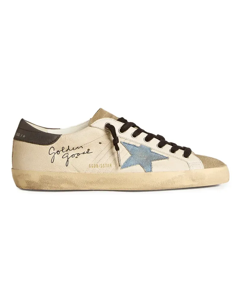 Golden Goose Super-Star Sneakers aus Nappaleder - Weiß Weiß