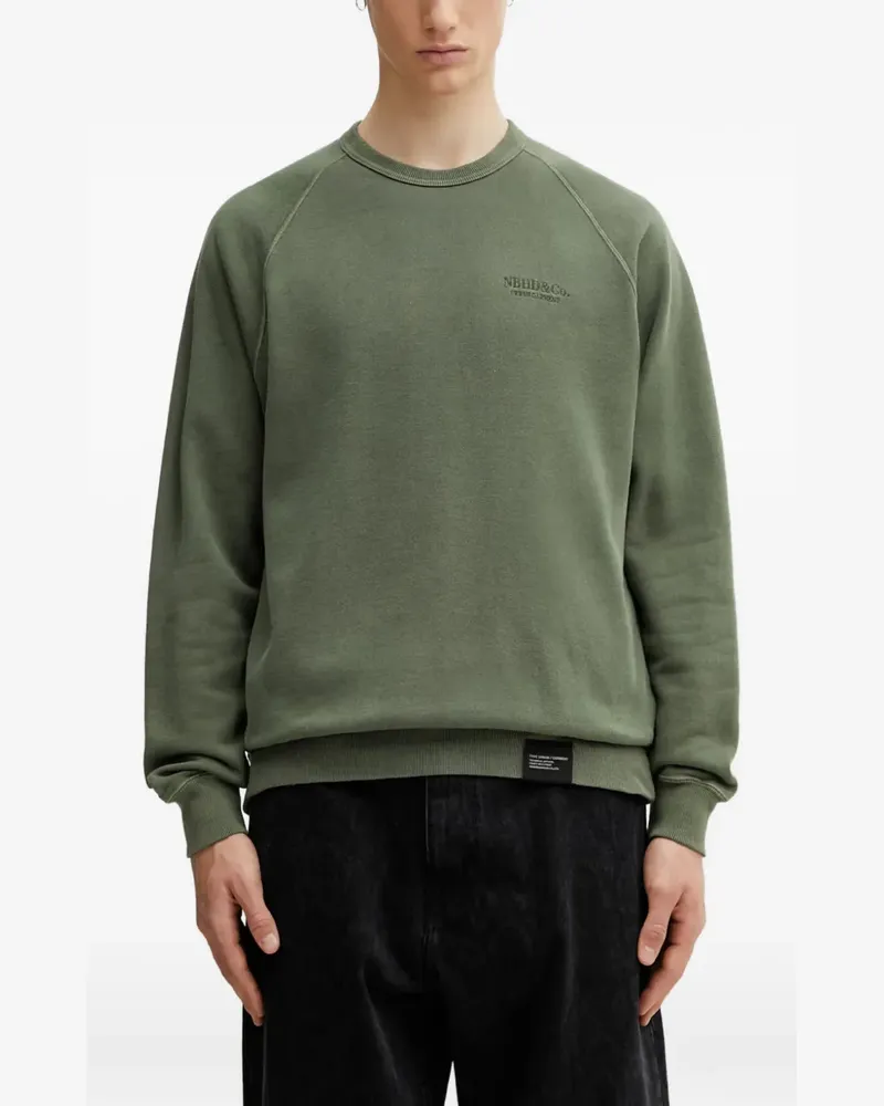 Neighborhood logo-embroidered sweatshirt - Grün Grün