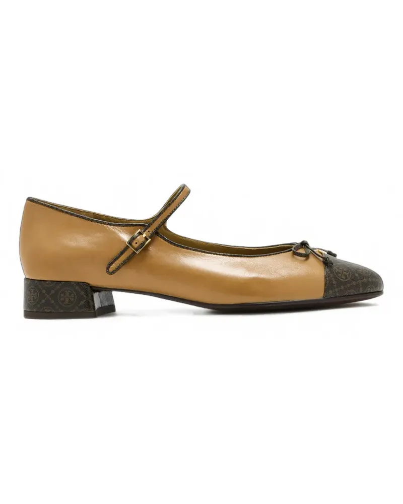 Tory Burch cap-toe Mary Jane pumps - Nude Nude