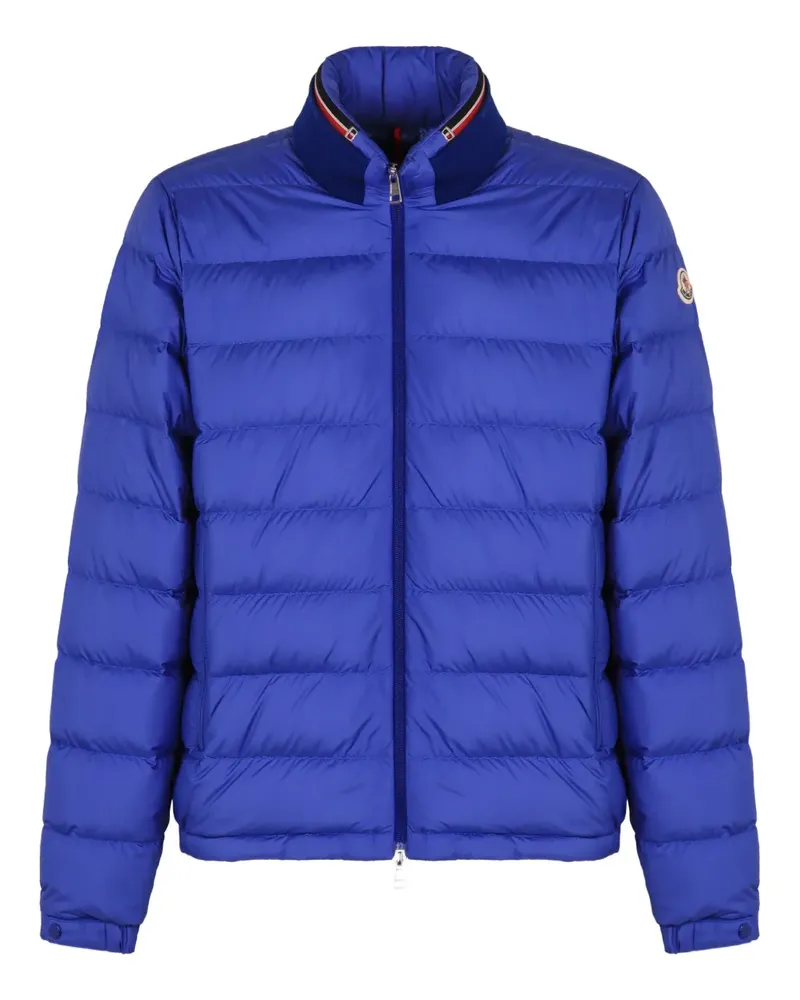 Moncler Gesteppte Brendann Jacke mit Logo-Patch - Blau Blau