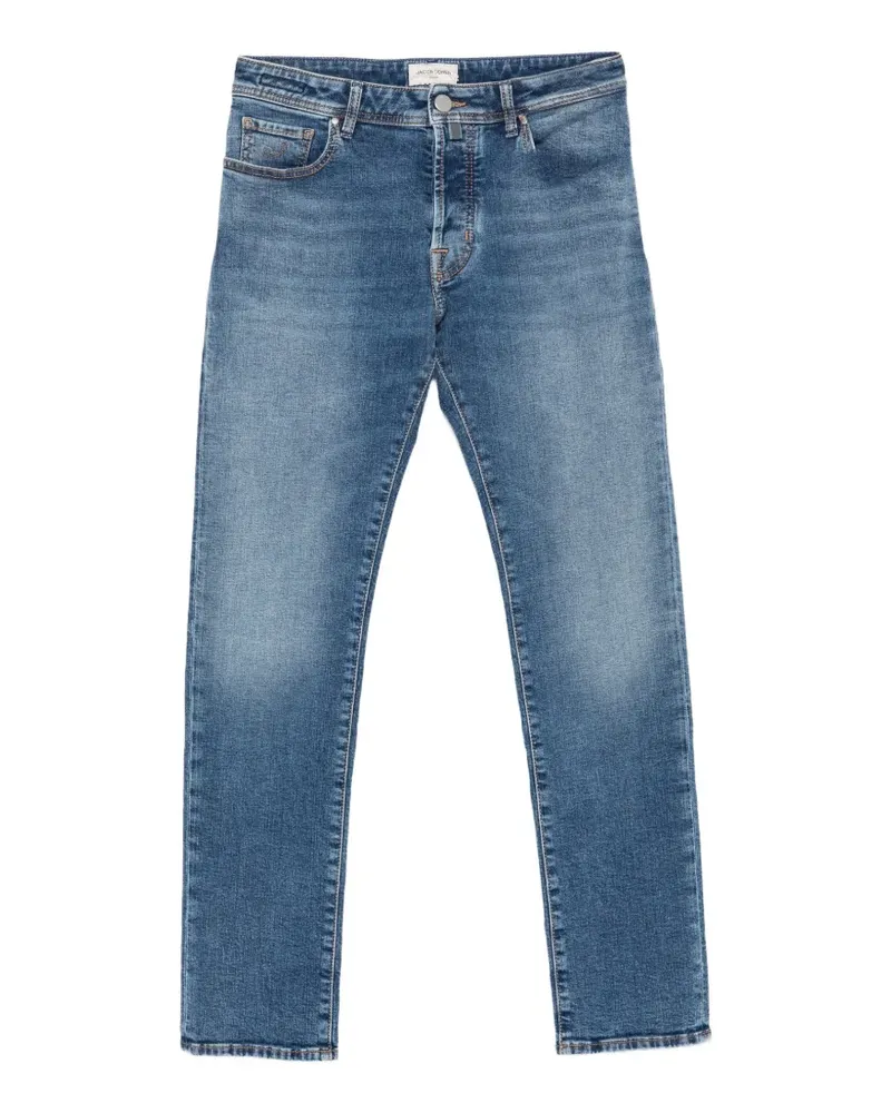 Jacob Cohën faded straight-leg jeans - Blau Blau