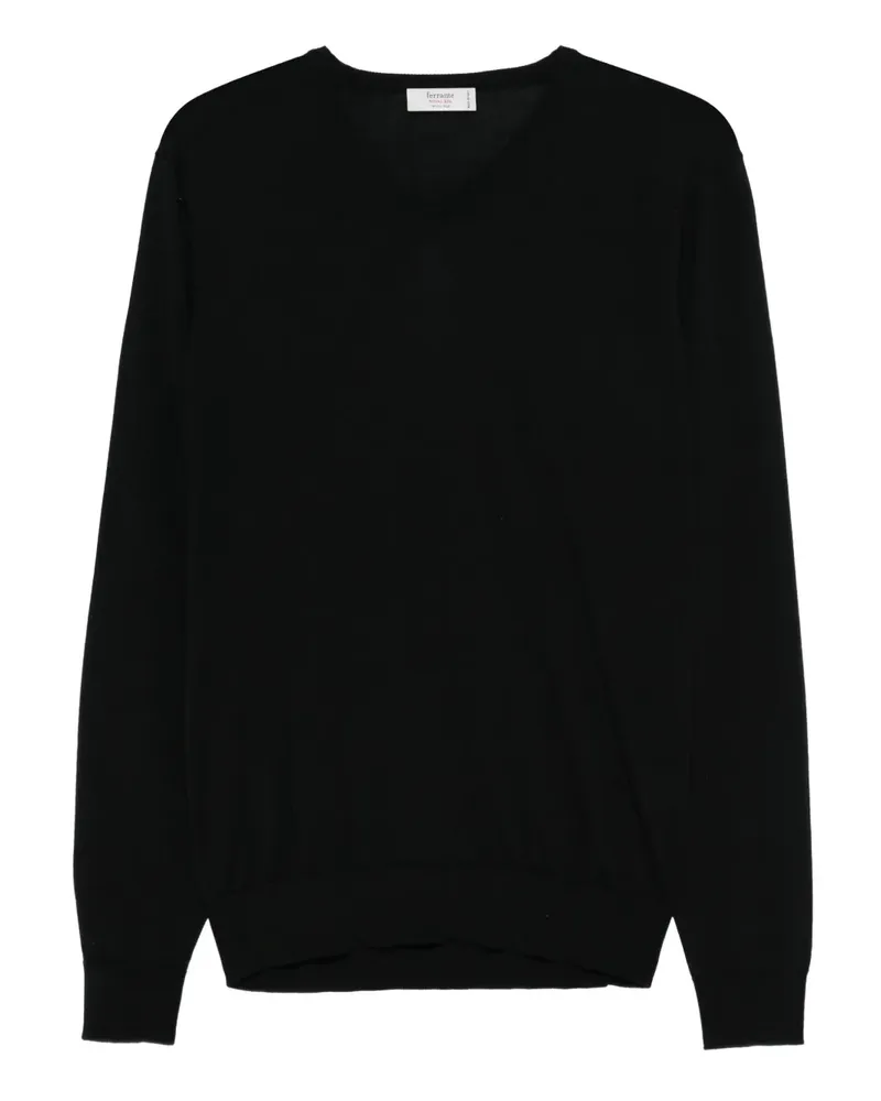 Ferrante Pullover mit V-Ausschnitt - Schwarz Schwarz