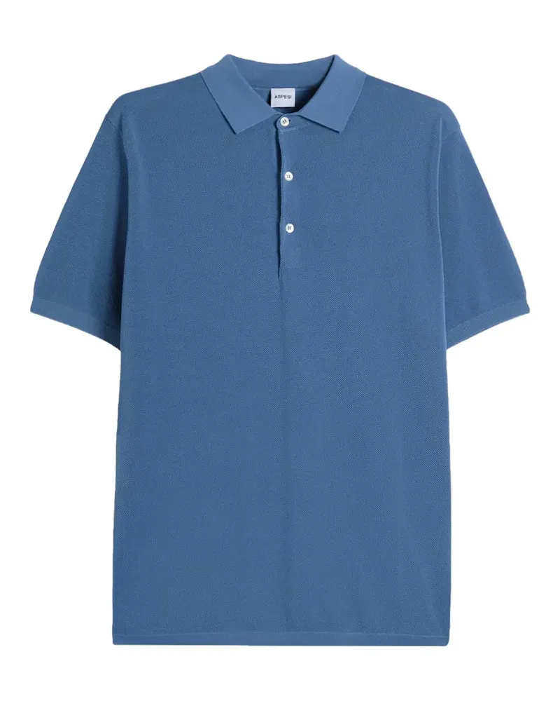 ASPESI cotton polo shirt - Blau Blau