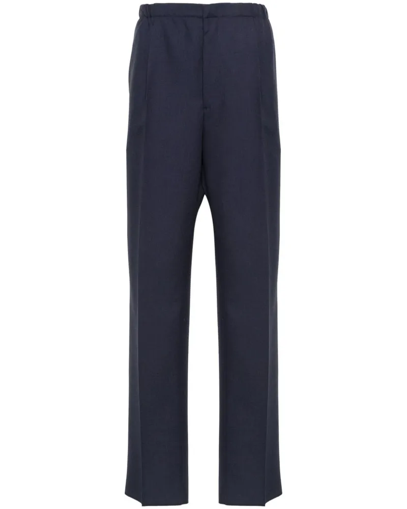 Fendi Hose mit geradem Bein - Blau Blau